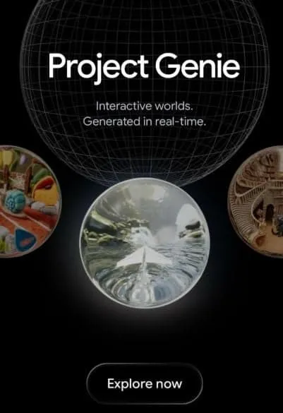 구글 프로젝트 지니 공개, 텍스트로 3D 세계 생성 AI에 게임주 급락