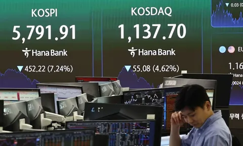 코스피 7.25% 폭락, 게임주 일제히 급락