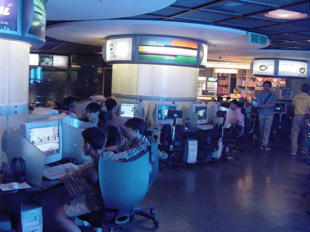 2001년 PC방 전경