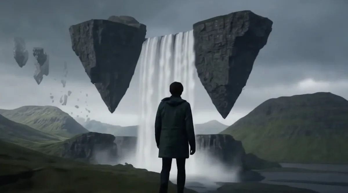 구글 지니3 AI 게임 환경 생성 데모 영상 스크린샷