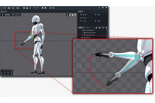 DragonBones 오픈소스 2D 스켈레탈 애니메이션 도구