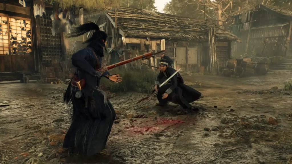 This is the actual gameplay of the Rise of the Ronin used as a feature picutre.